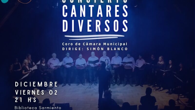Este viernes, el Coro de Cámara Municipal llega a la Biblioteca Sarmiento
