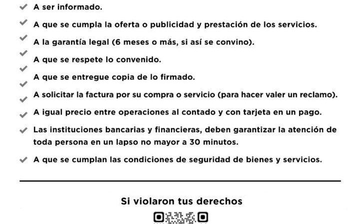 Nuevo anuncio con QR para Defensa al Consumidor