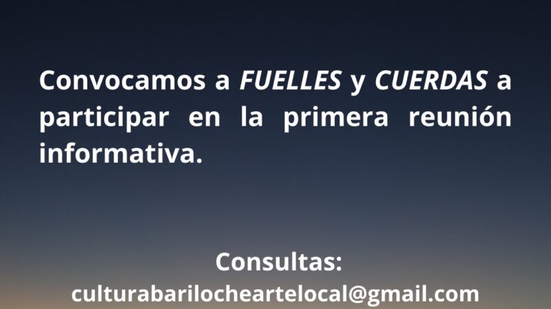 Convocan a formar parte de la Orquesta Municipal de Tango y Música Argentina Bariloche