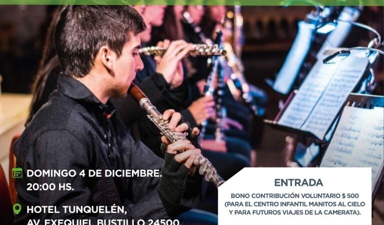 Este domingo, la Camerata Juvenil Municipal presenta “Ayer y hoy”