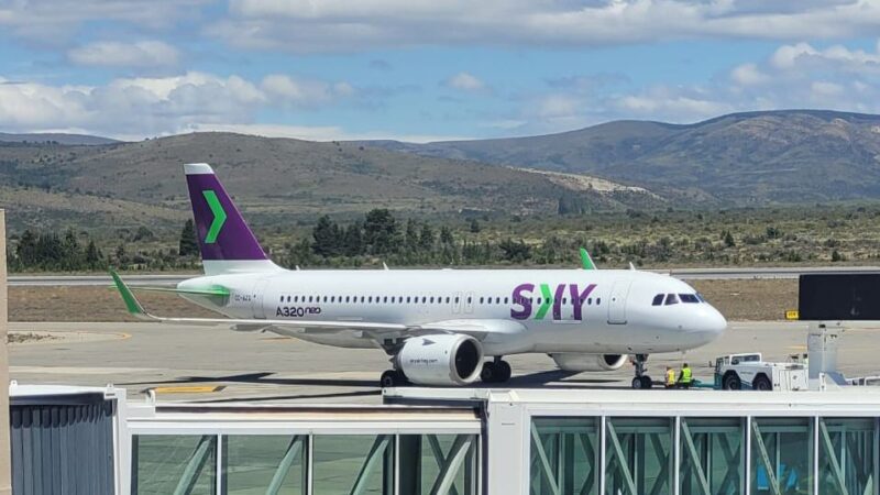 Hoy llega a Bariloche el primer vuelo regular directo desde Santiago de Chile
