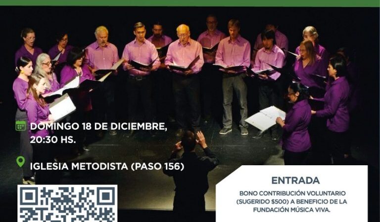 Este domingo el Coro de Cámara Municipal se presenta en la Iglesia Metodista