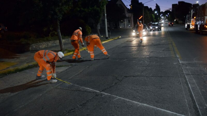 Municipio retoma el Plan Anual de Demarcación Horizontal y pintado de sendas peatonales