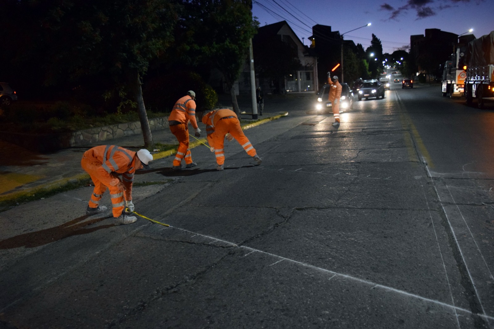 Municipio retoma el Plan Anual de Demarcación Horizontal y pintado de sendas peatonales