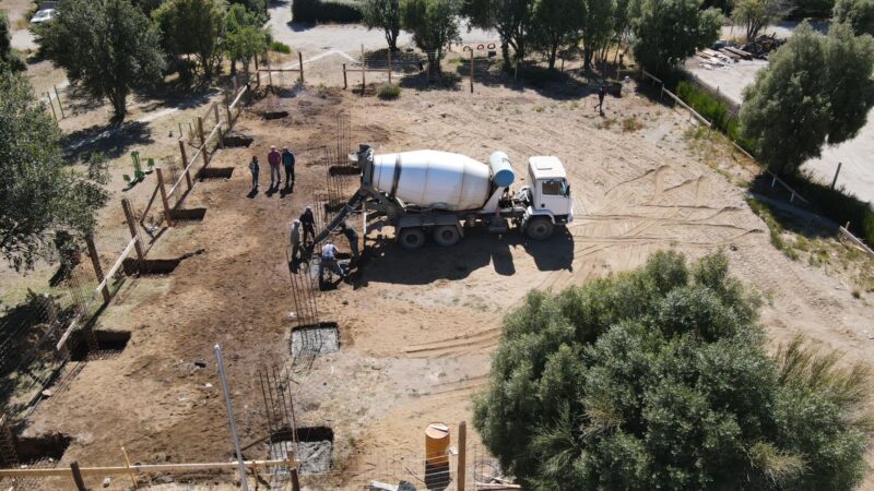 Ya se construyen las bases del Centro Social, Cultural y Deportivo N° 5