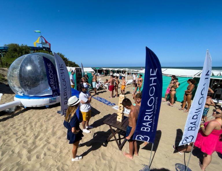 Promoción: Bariloche brilló en las playas de Pinamar