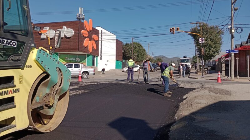 El Plan Municipal de Repavimentación llegó a calle Brown