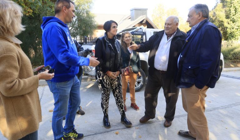 Quedó inaugurado el pavimento en hormigón de calle Las Piedras